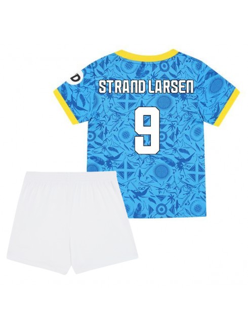 Otroški Nogometna dresi poceni Wolves Jorgen Strand Larsen #9 Tretji 2025-26 kompleti Otroški Nogometna dresi poceni Wolves Jorgen Strand Larsen #9 Tretji 2025-26 kompleti