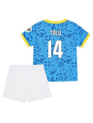 Otroški Nogometna dresi poceni Wolves Tolu Arokodare #14 Tretji 2025-26 kompleti