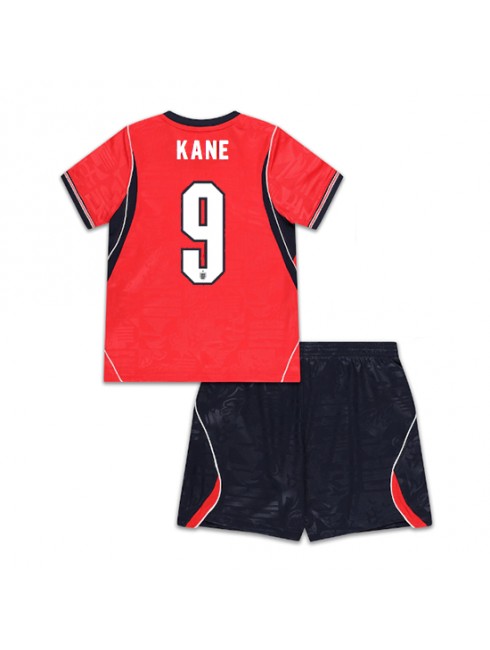Otroški Nogometna dresi poceni Anglija Harry Kane #9 Gostujoči SP 2026 kompleti Otroški Nogometna dresi poceni Anglija Harry Kane #9 Gostujoči SP 2026 kompleti