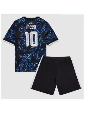 Otroški Nogometna dresi poceni Argentina Lionel Messi #10 Gostujoči SP 2026 kompleti Otroški Nogometna dresi poceni Argentina Lionel Messi #10 Gostujoči SP 2026 kompleti