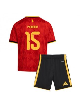 Otroški Nogometna dresi poceni Belgija Thomas Meunier #15 Domači SP 2026 kompleti Otroški Nogometna dresi poceni Belgija Thomas Meunier #15 Domači SP 2026 kompleti