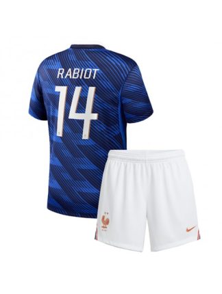 Otroški Nogometna dresi poceni Francija Adrien Rabiot #14 Domači SP 2026 kompleti Otroški Nogometna dresi poceni Francija Adrien Rabiot #14 Domači SP 2026 kompleti