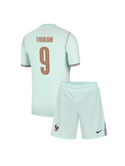 Otroški Nogometna dresi poceni Francija Marcus Thuram #9 Gostujoči SP 2026 kompleti Otroški Nogometna dresi poceni Francija Marcus Thuram #9 Gostujoči SP 2026 kompleti