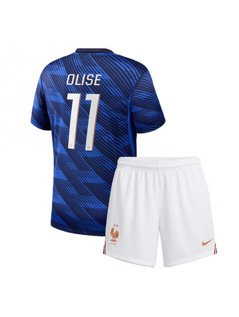 Otroški Nogometna dresi poceni Francija Michael Olise #11 Domači SP 2026 kompleti Otroški Nogometna dresi poceni Francija Michael Olise #11 Domači SP 2026 kompleti
