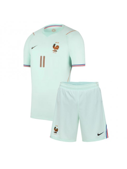 Otroški Nogometna dresi poceni Francija Michael Olise #11 Gostujoči SP 2026 kompleti 2 Otroški Nogometna dresi poceni Francija Michael Olise #11 Gostujoči SP 2026 kompleti 2