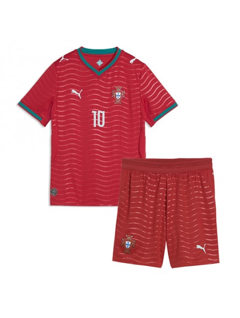 Otroški Nogometna dresi poceni Portugalska Bernardo Silva #10 Domači SP 2026 kompleti 2 Otroški Nogometna dresi poceni Portugalska Bernardo Silva #10 Domači SP 2026 kompleti 2