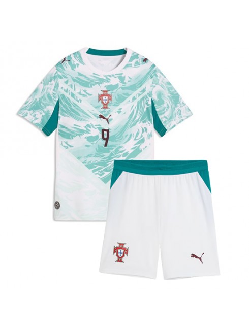 Otroški Nogometna dresi poceni Portugalska Goncalo Ramos #9 Gostujoči SP 2026 kompleti 2 Otroški Nogometna dresi poceni Portugalska Goncalo Ramos #9 Gostujoči SP 2026 kompleti 2