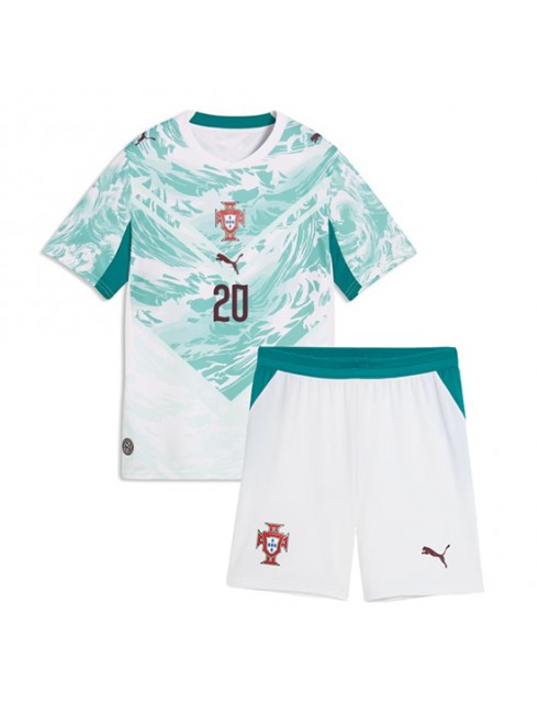 Otroški Nogometna dresi poceni Portugalska Joao Cancelo #20 Gostujoči SP 2026 kompleti 2 Otroški Nogometna dresi poceni Portugalska Joao Cancelo #20 Gostujoči SP 2026 kompleti 2