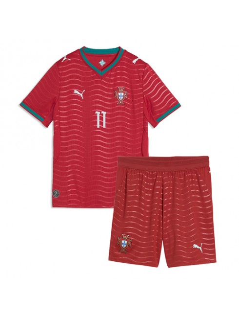 Otroški Nogometna dresi poceni Portugalska Joao Felix #11 Domači SP 2026 kompleti 2 Otroški Nogometna dresi poceni Portugalska Joao Felix #11 Domači SP 2026 kompleti 2