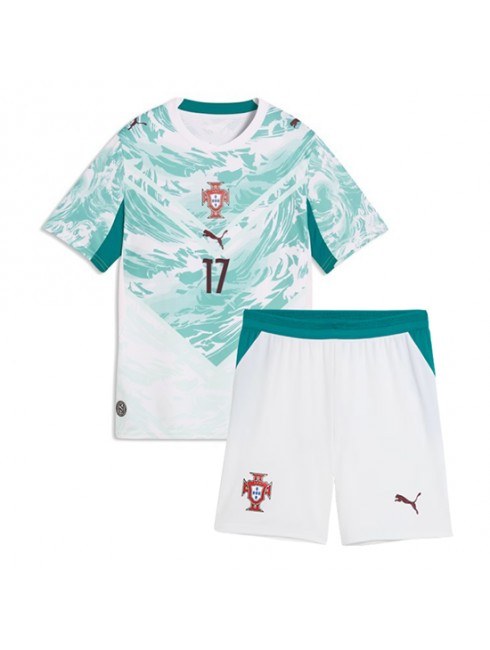 Otroški Nogometna dresi poceni Portugalska Rafael Leao #17 Gostujoči SP 2026 kompleti 2 Otroški Nogometna dresi poceni Portugalska Rafael Leao #17 Gostujoči SP 2026 kompleti 2