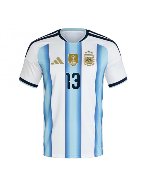 Moški Nogometna dresi poceni Argentina Cristian Romero #13 Domači SP 2026 Kratek rokav 2 Moški Nogometna dresi poceni Argentina Cristian Romero #13 Domači SP 2026 Kratek rokav 2