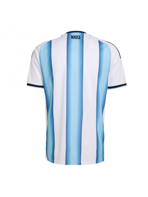 Moški Nogometna dresi poceni Argentina Domači SP 2026 Kratek rokav 2 Moški Nogometna dresi poceni Argentina Domači SP 2026 Kratek rokav 2