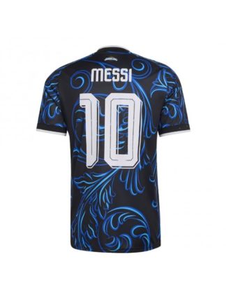 Moški Nogometna dresi poceni Argentina Lionel Messi #10 Gostujoči SP 2026 Kratek rokav Moški Nogometna dresi poceni Argentina Lionel Messi #10 Gostujoči SP 2026 Kratek rokav