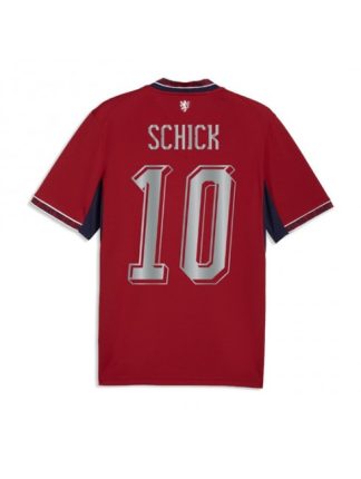 Moški Nogometna dresi poceni Češka Patrik Schick #10 Domači SP 2026 Kratek rokav Moški Nogometna dresi poceni Češka Patrik Schick #10 Domači SP 2026 Kratek rokav
