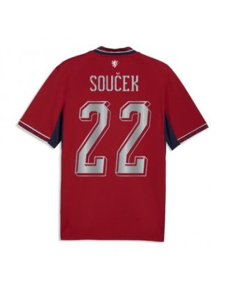 Moški Nogometna dresi poceni Češka Tomas Soucek #22 Domači SP 2026 Kratek rokav Moški Nogometna dresi poceni Češka Tomas Soucek #22 Domači SP 2026 Kratek rokav