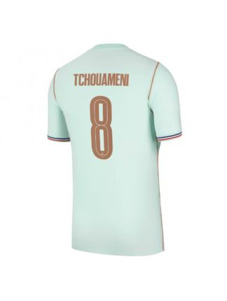 Moški Nogometna dresi poceni Francija Aurelien Tchouameni #8 Gostujoči SP 2026 Kratek rokav Moški Nogometna dresi poceni Francija Aurelien Tchouameni #8 Gostujoči SP 2026 Kratek rokav