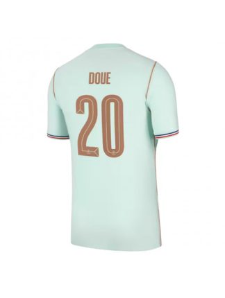 Moški Nogometna dresi poceni Francija Desire Doue #20 Gostujoči SP 2026 Kratek rokav Moški Nogometna dresi poceni Francija Desire Doue #20 Gostujoči SP 2026 Kratek rokav