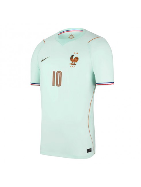 Moški Nogometna dresi poceni Francija Kylian Mbappe #10 Gostujoči SP 2026 Kratek rokav 2 Moški Nogometna dresi poceni Francija Kylian Mbappe #10 Gostujoči SP 2026 Kratek rokav 2