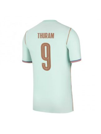 Moški Nogometna dresi poceni Francija Marcus Thuram #9 Gostujoči SP 2026 Kratek rokav Moški Nogometna dresi poceni Francija Marcus Thuram #9 Gostujoči SP 2026 Kratek rokav