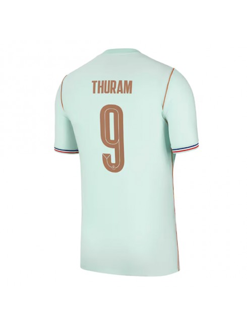 Moški Nogometna dresi poceni Francija Marcus Thuram #9 Gostujoči SP 2026 Kratek rokav Moški Nogometna dresi poceni Francija Marcus Thuram #9 Gostujoči SP 2026 Kratek rokav