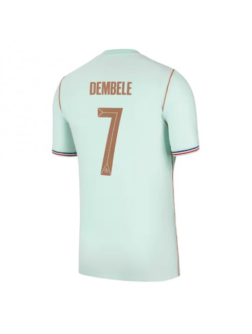 Moški Nogometna dresi poceni Francija Ousmane Dembele #7 Gostujoči SP 2026 Kratek rokav Moški Nogometna dresi poceni Francija Ousmane Dembele #7 Gostujoči SP 2026 Kratek rokav