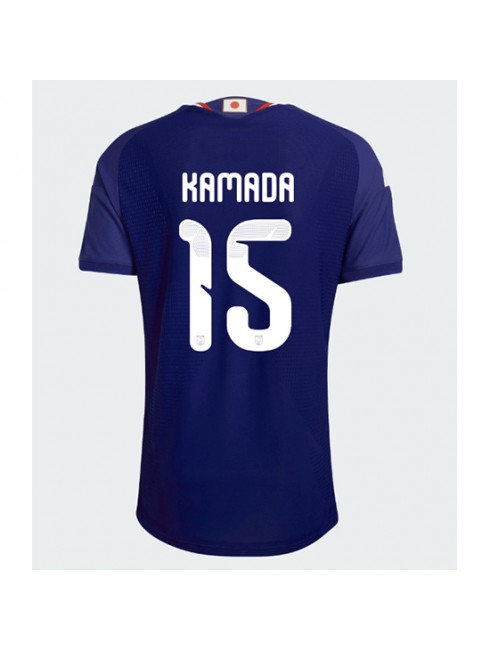 Moški Nogometna dresi poceni Japonska Daichi Kamada #15 Domači SP 2026 Kratek rokav Moški Nogometna dresi poceni Japonska Daichi Kamada #15 Domači SP 2026 Kratek rokav