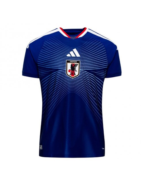 Moški Nogometna dresi poceni Japonska Domači SP 2026 Kratek rokav Moški Nogometna dresi poceni Japonska Domači SP 2026 Kratek rokav