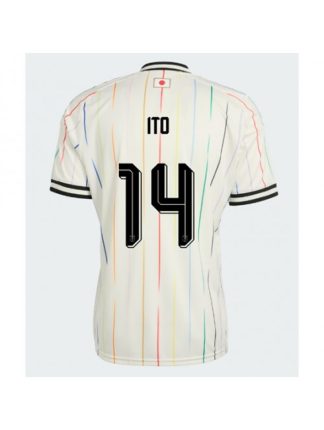 Moški Nogometna dresi poceni Japonska Junya Ito #14 Gostujoči SP 2026 Kratek rokav Moški Nogometna dresi poceni Japonska Junya Ito #14 Gostujoči SP 2026 Kratek rokav