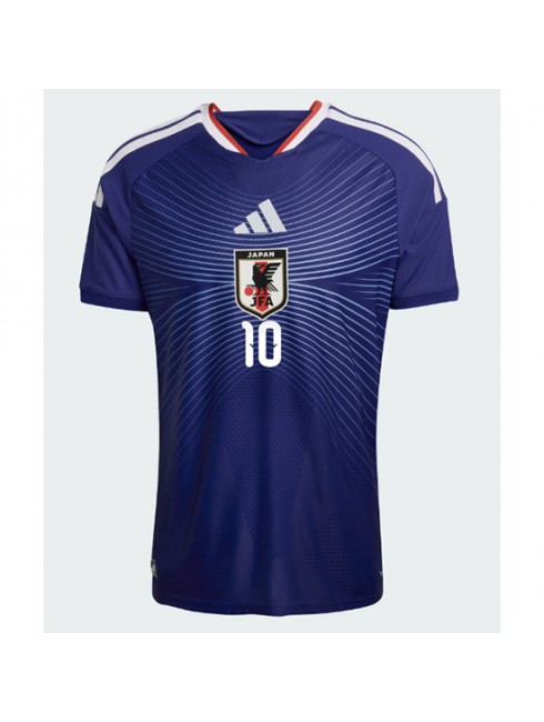 Moški Nogometna dresi poceni Japonska Ritsu Doan #10 Domači SP 2026 Kratek rokav 2 Moški Nogometna dresi poceni Japonska Ritsu Doan #10 Domači SP 2026 Kratek rokav 2