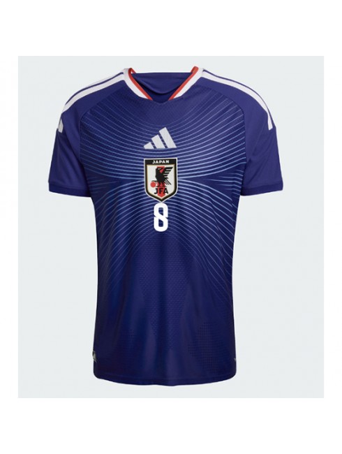 Moški Nogometna dresi poceni Japonska Takumi Minamino #8 Domači SP 2026 Kratek rokav 2 Moški Nogometna dresi poceni Japonska Takumi Minamino #8 Domači SP 2026 Kratek rokav 2