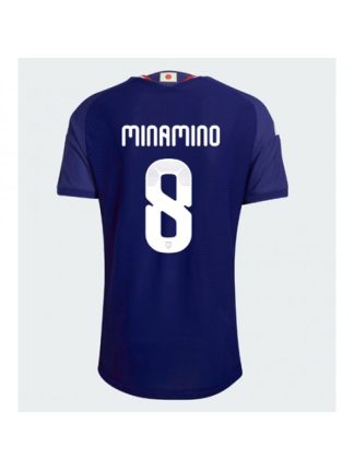 Moški Nogometna dresi poceni Japonska Takumi Minamino #8 Domači SP 2026 Kratek rokav Moški Nogometna dresi poceni Japonska Takumi Minamino #8 Domači SP 2026 Kratek rokav