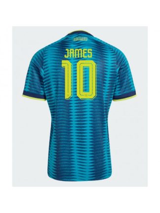 Moški Nogometna dresi poceni Kolumbija James Rodriguez #10 Gostujoči SP 2026 Kratek rokav Moški Nogometna dresi poceni Kolumbija James Rodriguez #10 Gostujoči SP 2026 Kratek rokav