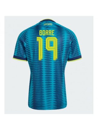 Moški Nogometna dresi poceni Kolumbija Rafael Santos Borre #19 Gostujoči SP 2026 Kratek rokav Moški Nogometna dresi poceni Kolumbija Rafael Santos Borre #19 Gostujoči SP 2026 Kratek rokav