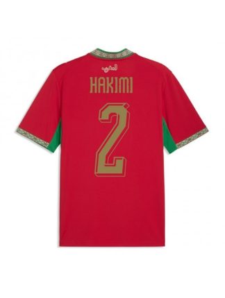 Moški Nogometna dresi poceni Maroko Achraf Hakimi #2 Domači SP 2026 Kratek rokav