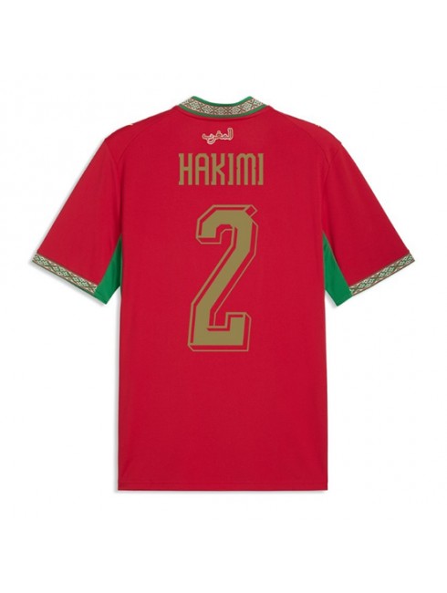 Moški Nogometna dresi poceni Maroko Achraf Hakimi #2 Domači SP 2026 Kratek rokav Moški Nogometna dresi poceni Maroko Achraf Hakimi #2 Domači SP 2026 Kratek rokav