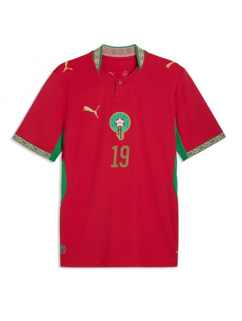 Moški Nogometna dresi poceni Maroko Youssef En-Nesyri #19 Domači SP 2026 Kratek rokav 2 Moški Nogometna dresi poceni Maroko Youssef En-Nesyri #19 Domači SP 2026 Kratek rokav 2