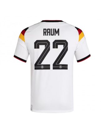 Moški Nogometna dresi poceni Nemčija David Raum #22 Domači SP 2026 Kratek rokav Moški Nogometna dresi poceni Nemčija David Raum #22 Domači SP 2026 Kratek rokav