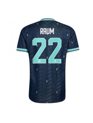 Moški Nogometna dresi poceni Nemčija David Raum #22 Gostujoči SP 2026 Kratek rokav Moški Nogometna dresi poceni Nemčija David Raum #22 Gostujoči SP 2026 Kratek rokav