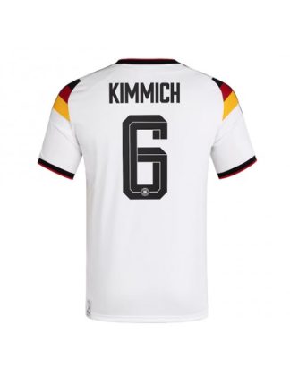 Moški Nogometna dresi poceni Nemčija Joshua Kimmich #6 Domači SP 2026 Kratek rokav Moški Nogometna dresi poceni Nemčija Joshua Kimmich #6 Domači SP 2026 Kratek rokav