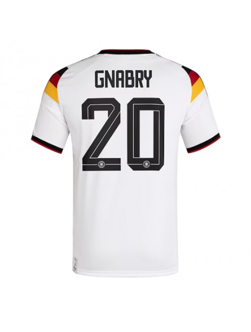 Moški Nogometna dresi poceni Nemčija Serge Gnabry #20 Domači SP 2026 Kratek rokav Moški Nogometna dresi poceni Nemčija Serge Gnabry #20 Domači SP 2026 Kratek rokav