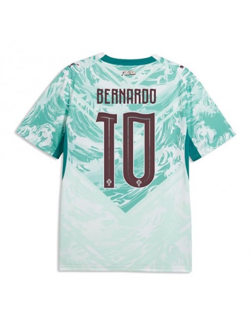 Moški Nogometna dresi poceni Portugalska Bernardo Silva #10 Gostujoči SP 2026 Kratek rokav Moški Nogometna dresi poceni Portugalska Bernardo Silva #10 Gostujoči SP 2026 Kratek rokav