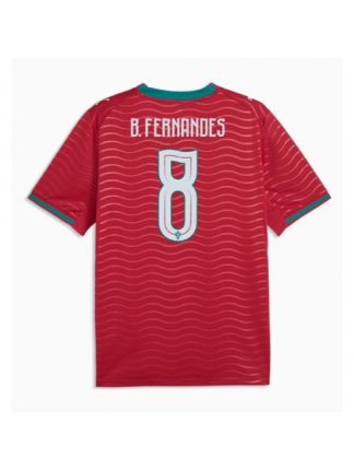 Moški Nogometna dresi poceni Portugalska Bruno Fernandes #8 Domači SP 2026 Kratek rokav Moški Nogometna dresi poceni Portugalska Bruno Fernandes #8 Domači SP 2026 Kratek rokav