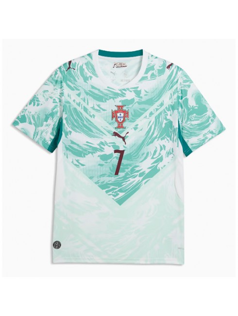 Moški Nogometna dresi poceni Portugalska Cristiano Ronaldo #7 Gostujoči SP 2026 Kratek rokav 2 Moški Nogometna dresi poceni Portugalska Cristiano Ronaldo #7 Gostujoči SP 2026 Kratek rokav 2