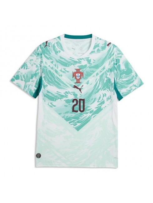 Moški Nogometna dresi poceni Portugalska Joao Cancelo #20 Gostujoči SP 2026 Kratek rokav 2 Moški Nogometna dresi poceni Portugalska Joao Cancelo #20 Gostujoči SP 2026 Kratek rokav 2