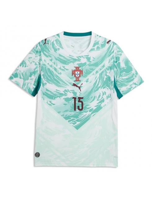 Moški Nogometna dresi poceni Portugalska Joao Neves #15 Gostujoči SP 2026 Kratek rokav 2 Moški Nogometna dresi poceni Portugalska Joao Neves #15 Gostujoči SP 2026 Kratek rokav 2