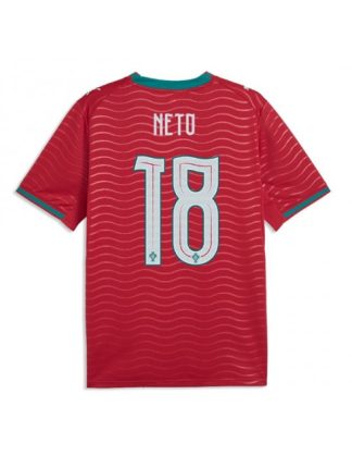 Moški Nogometna dresi poceni Portugalska Pedro Neto #18 Domači SP 2026 Kratek rokav Moški Nogometna dresi poceni Portugalska Pedro Neto #18 Domači SP 2026 Kratek rokav