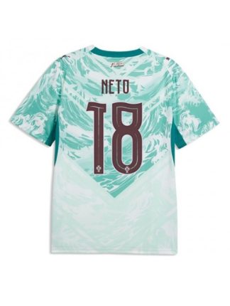 Moški Nogometna dresi poceni Portugalska Pedro Neto #18 Gostujoči SP 2026 Kratek rokav Moški Nogometna dresi poceni Portugalska Pedro Neto #18 Gostujoči SP 2026 Kratek rokav