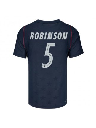 Moški Nogometna dresi poceni Združene države Antonee Robinson #5 Gostujoči SP 2026 Kratek rokav Moški Nogometna dresi poceni Združene države Antonee Robinson #5 Gostujoči SP 2026 Kratek rokav