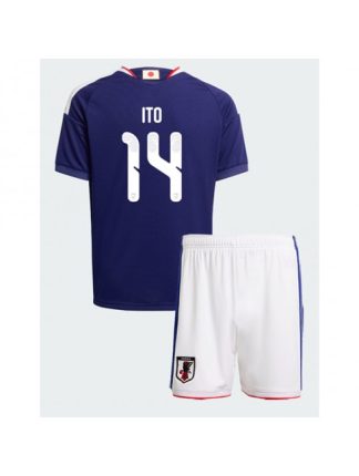 Otroški Nogometna dresi poceni Japonska Junya Ito #14 Domači SP 2026 kompleti Otroški Nogometna dresi poceni Japonska Junya Ito #14 Domači SP 2026 kompleti