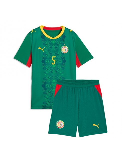 Otroški Nogometna dresi poceni Senegal Idrissa Gueye #5 Gostujoči SP 2026 kompleti 2 Otroški Nogometna dresi poceni Senegal Idrissa Gueye #5 Gostujoči SP 2026 kompleti 2